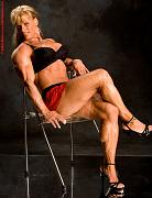 Cathy Lefrancois, sexy woman bodybuilder, female bodybuilding